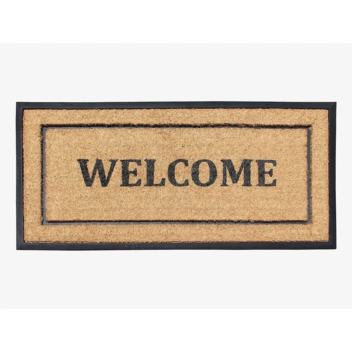 A1HC Entrance Door Mats. 24 x 48. Durable Large Outdoor Rug. Rubber Backed Heavy Non-Slip Welcome Doormat - 24 X 48