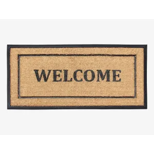 A1HC Entrance Door Mats. 24 x 48. Durable Large Outdoor Rug. Rubber Backed Heavy Non-Slip Welcome Doormat - 24 X 48