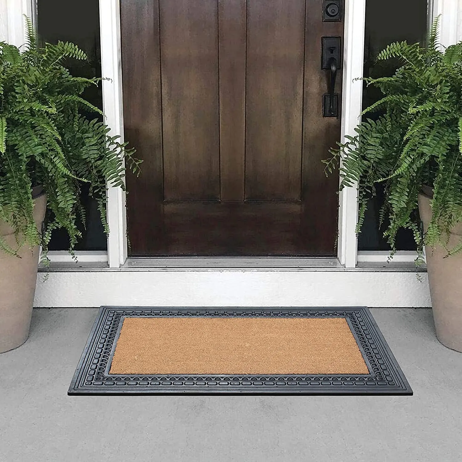 A1HC Rubber and Coir. 24 X 39 Heavy Duty Outdoor Doormat