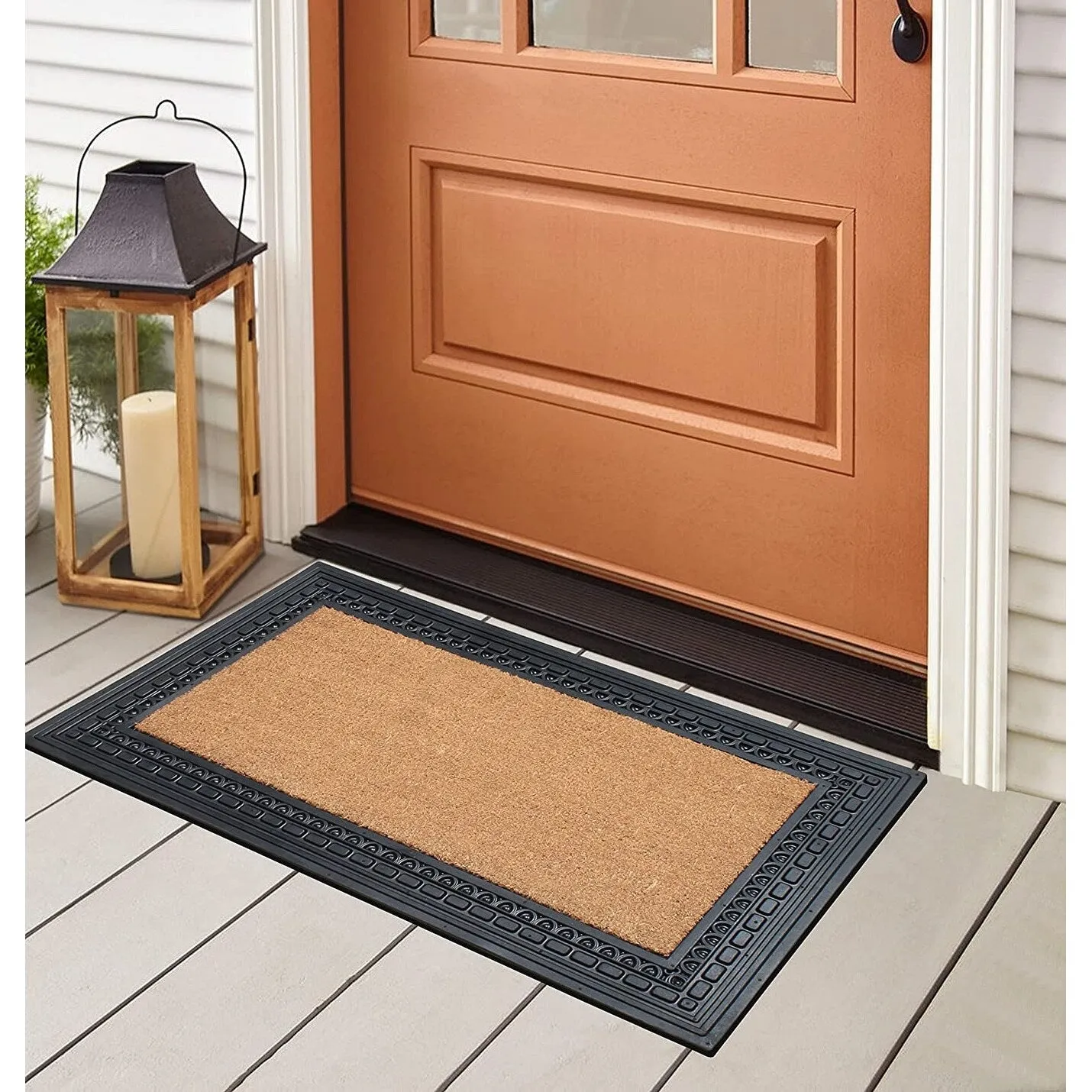 A1HC Rubber and Coir. 24 X 39 Heavy Duty Outdoor Doormat