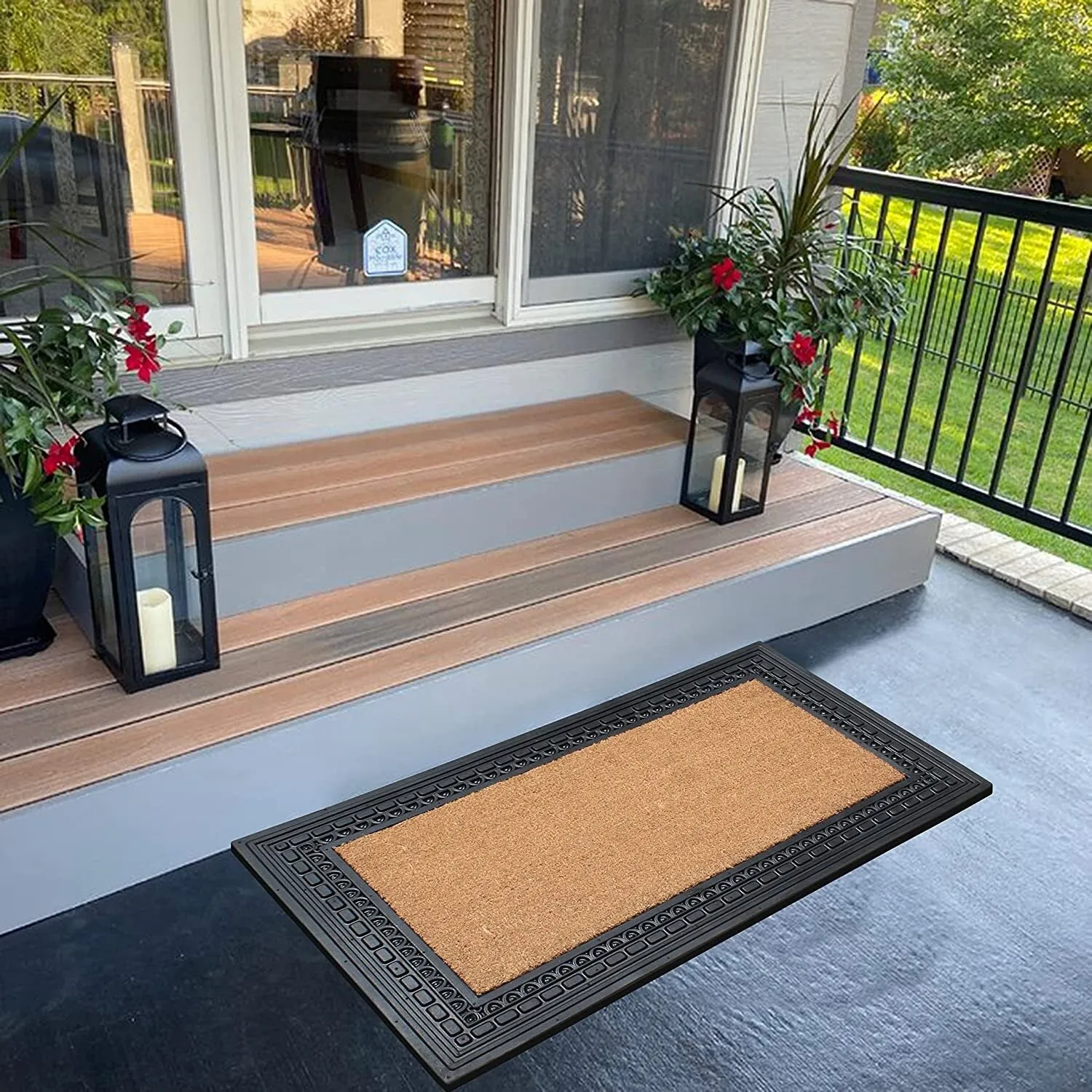A1HC Rubber and Coir. 24 X 39 Heavy Duty Outdoor Doormat
