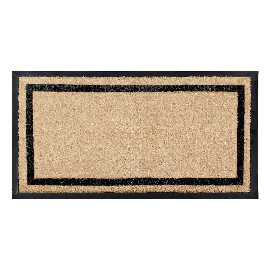 A1HC Rubber and Coir Heavy Weight large Outdoor Durable Doormat 24X48. Beige