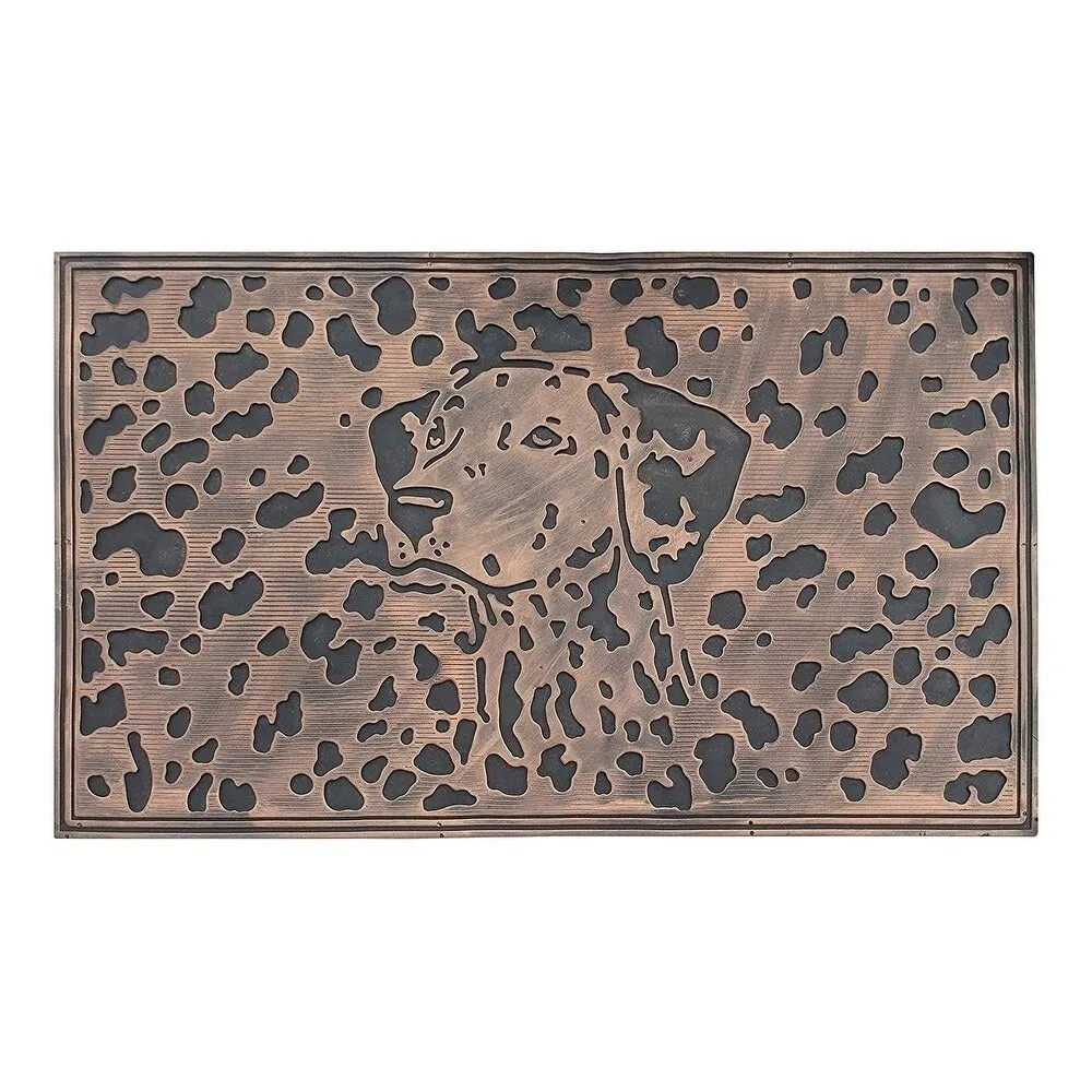 A1HC Welcome Rubber Pin Mat. Beautifully Copper Finished 18 X 30