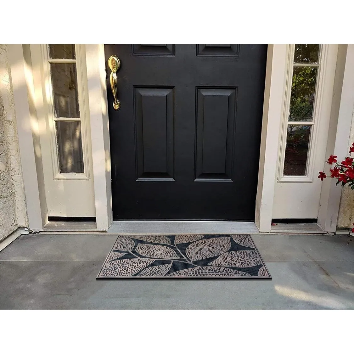 A1HC Welcome Rubber Pin Mat. Beautifully Copper Finished 18 X 30