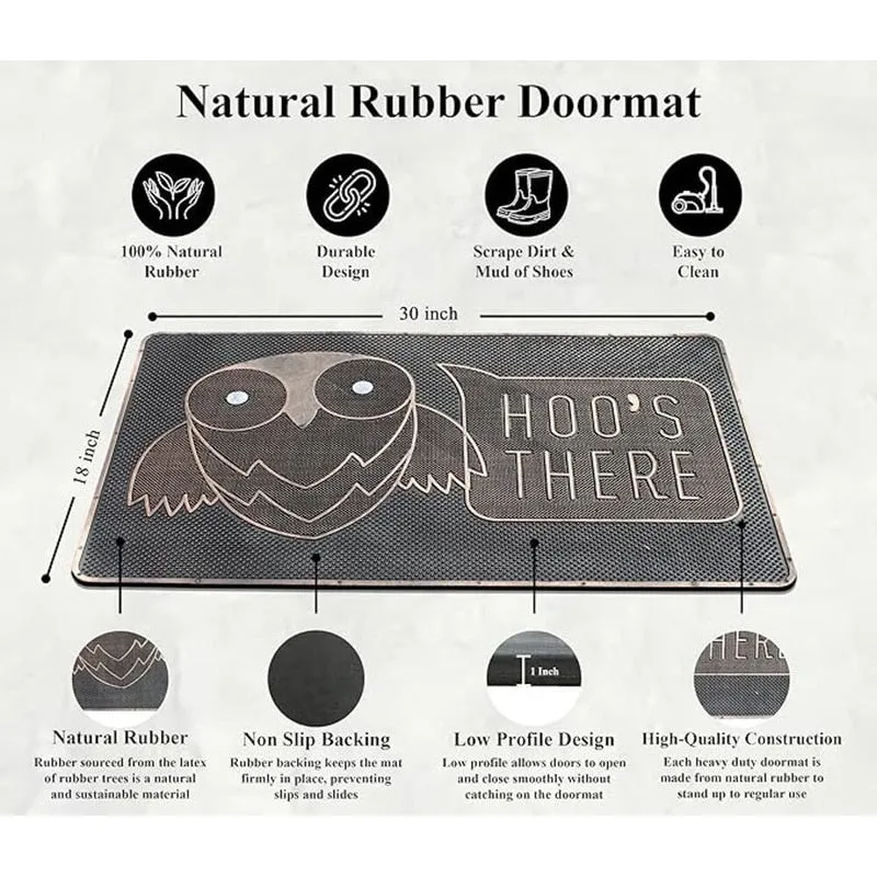 A1HC Welcome Rubber Pin Mat. Beautifully Copper Finished 18 X 30