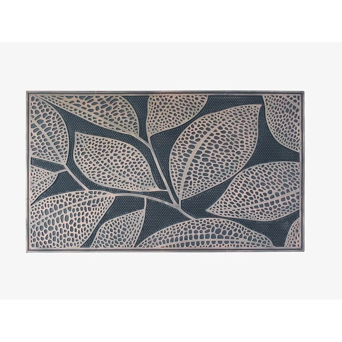 A1HC Welcome Rubber Pin Mat. Beautifully Copper Finished 18 X 30