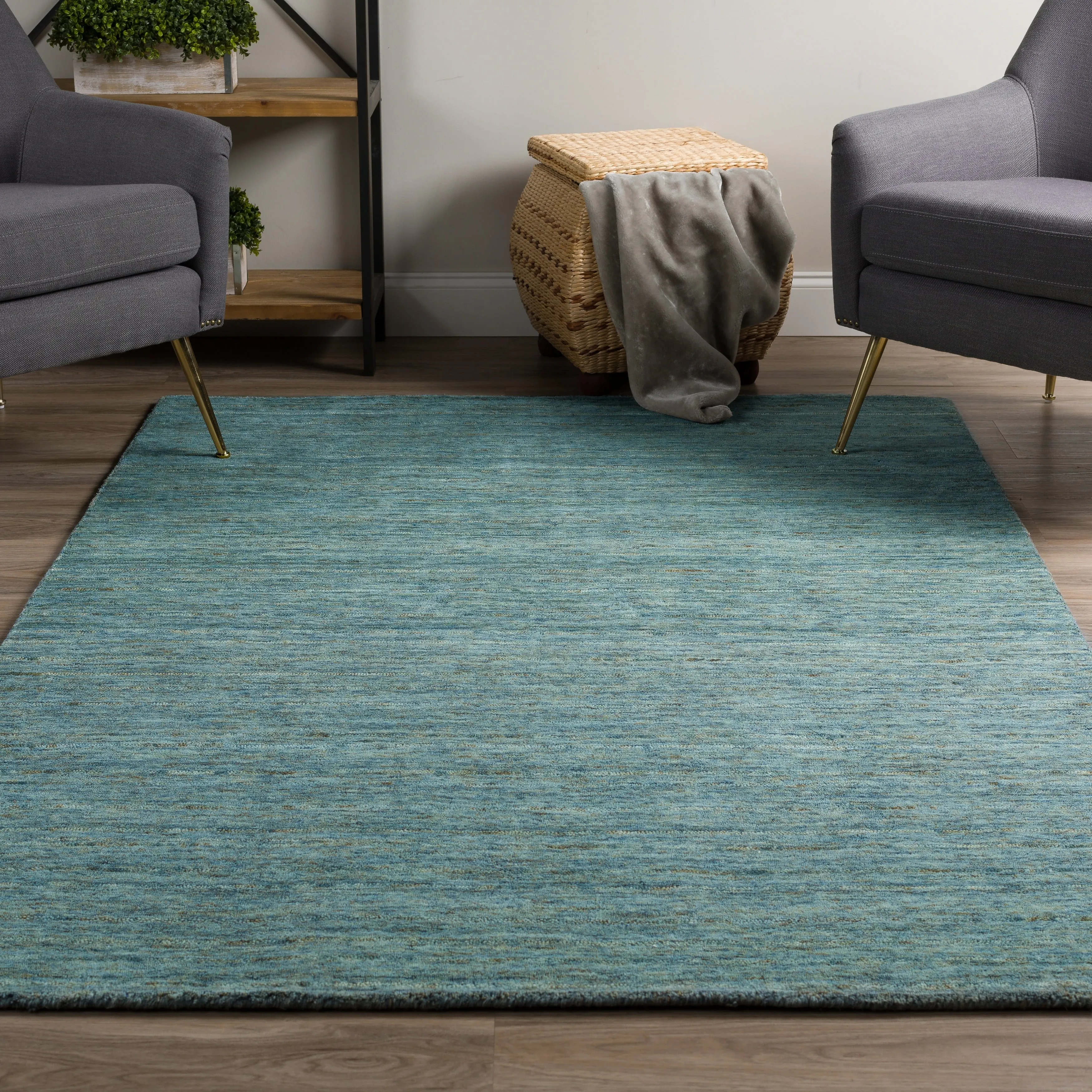 Addison Heather Variegated Wool Area Rug