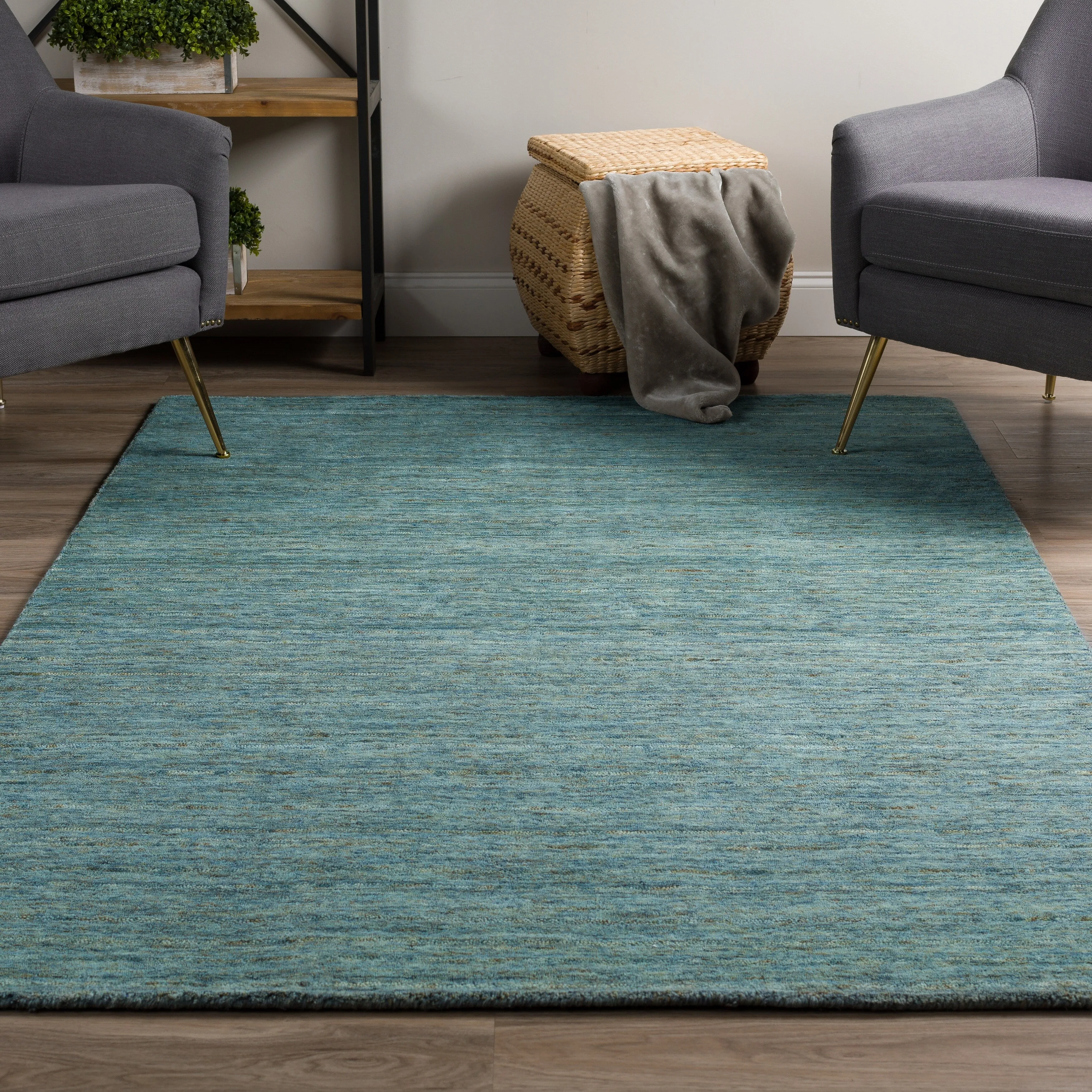 Addison Heather Variegated Wool Area Rug