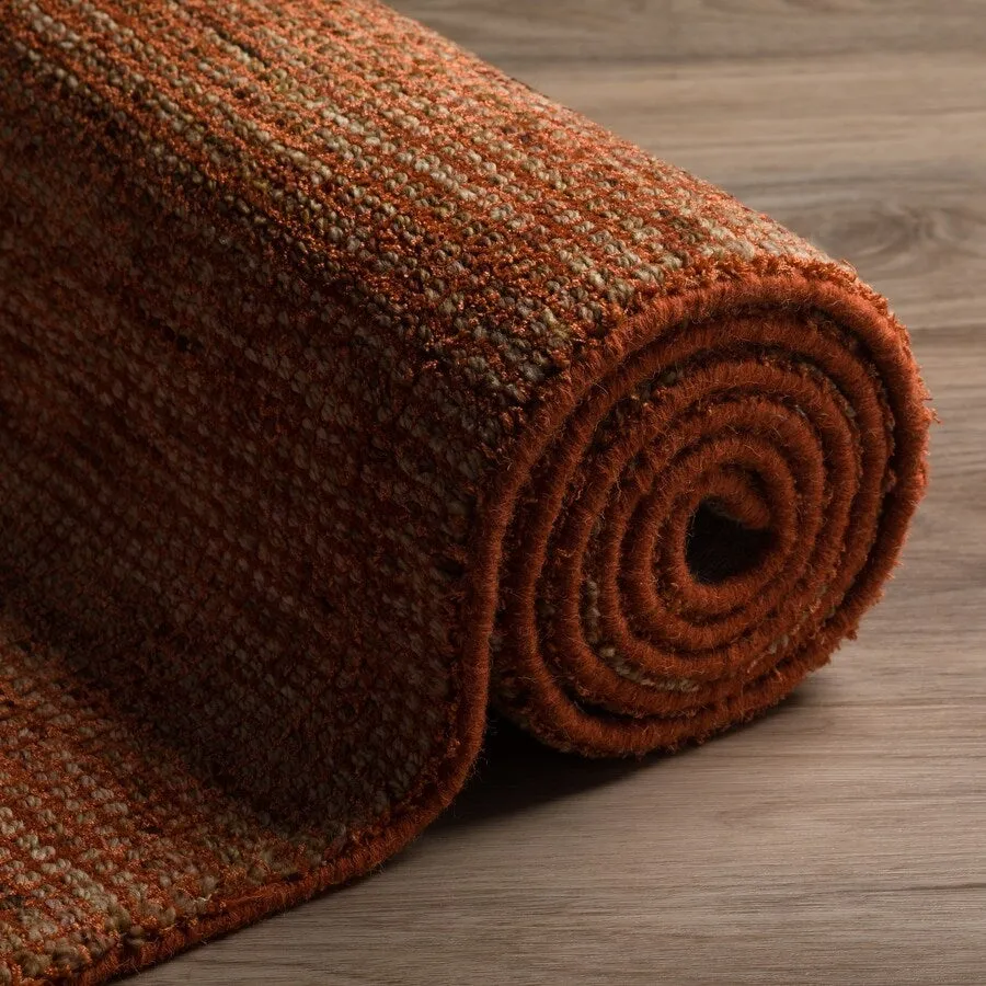 Addison Mission Multi Solid Tone Wool Blend Area Rug