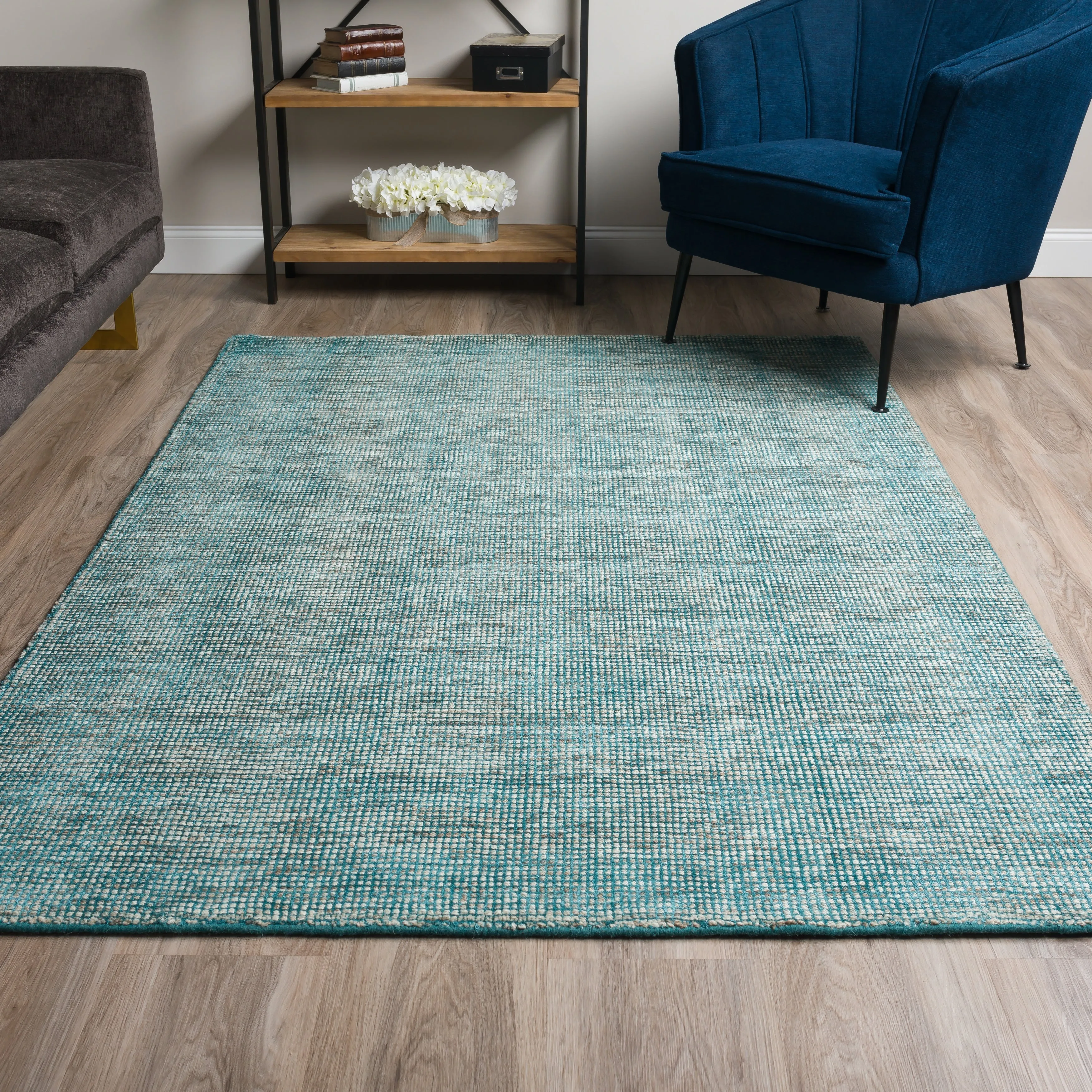 Addison Mission Multi Solid Tone Wool Blend Area Rug