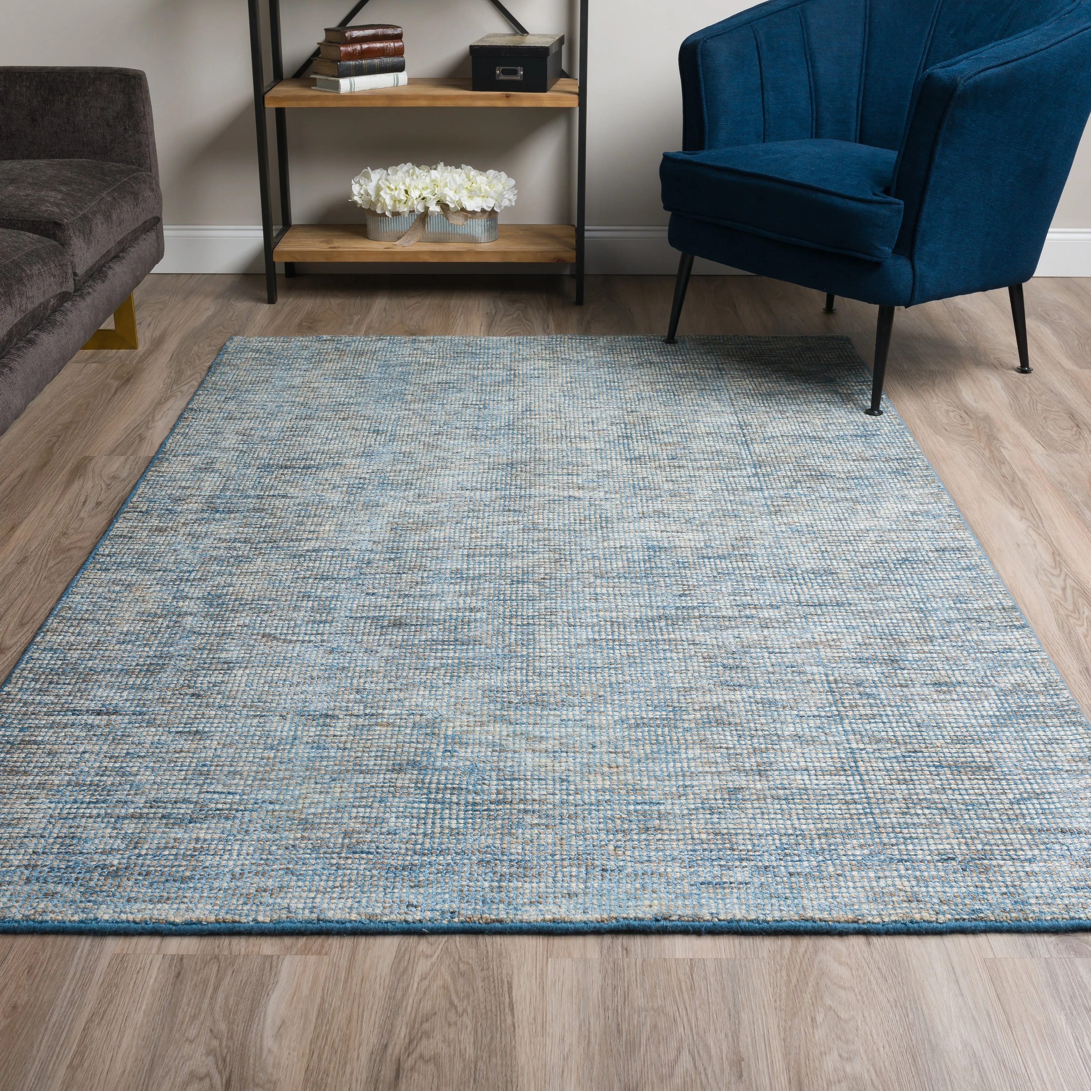 Addison Mission Multi Solid Tone Wool Blend Area Rug