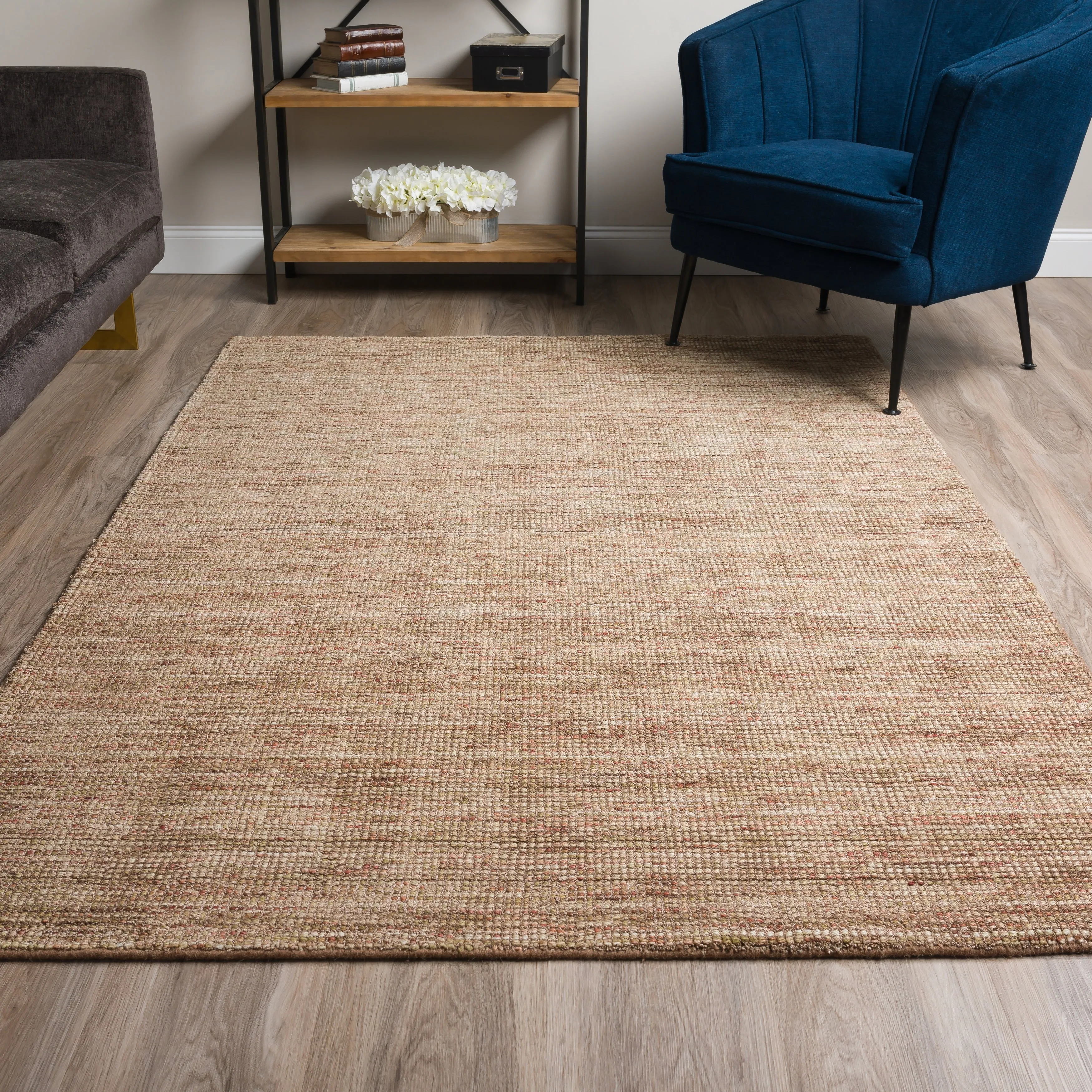 Addison Mission Multi Solid Tone Wool Blend Area Rug