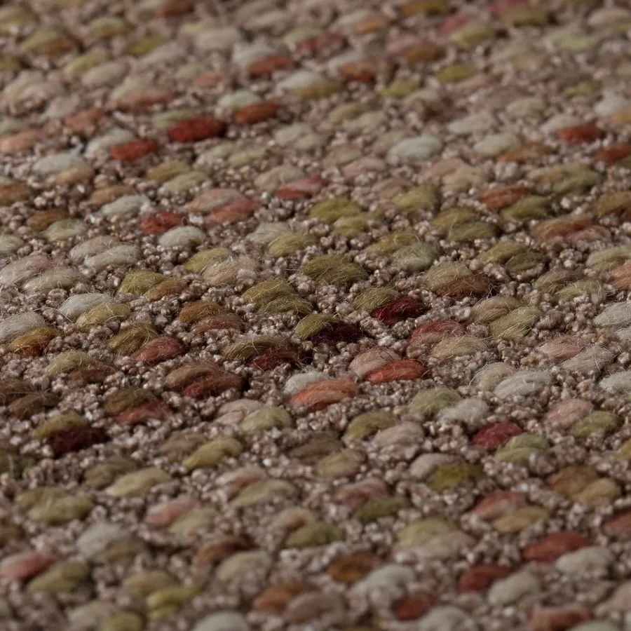 Addison Mission Multi Solid Tone Wool Blend Area Rug