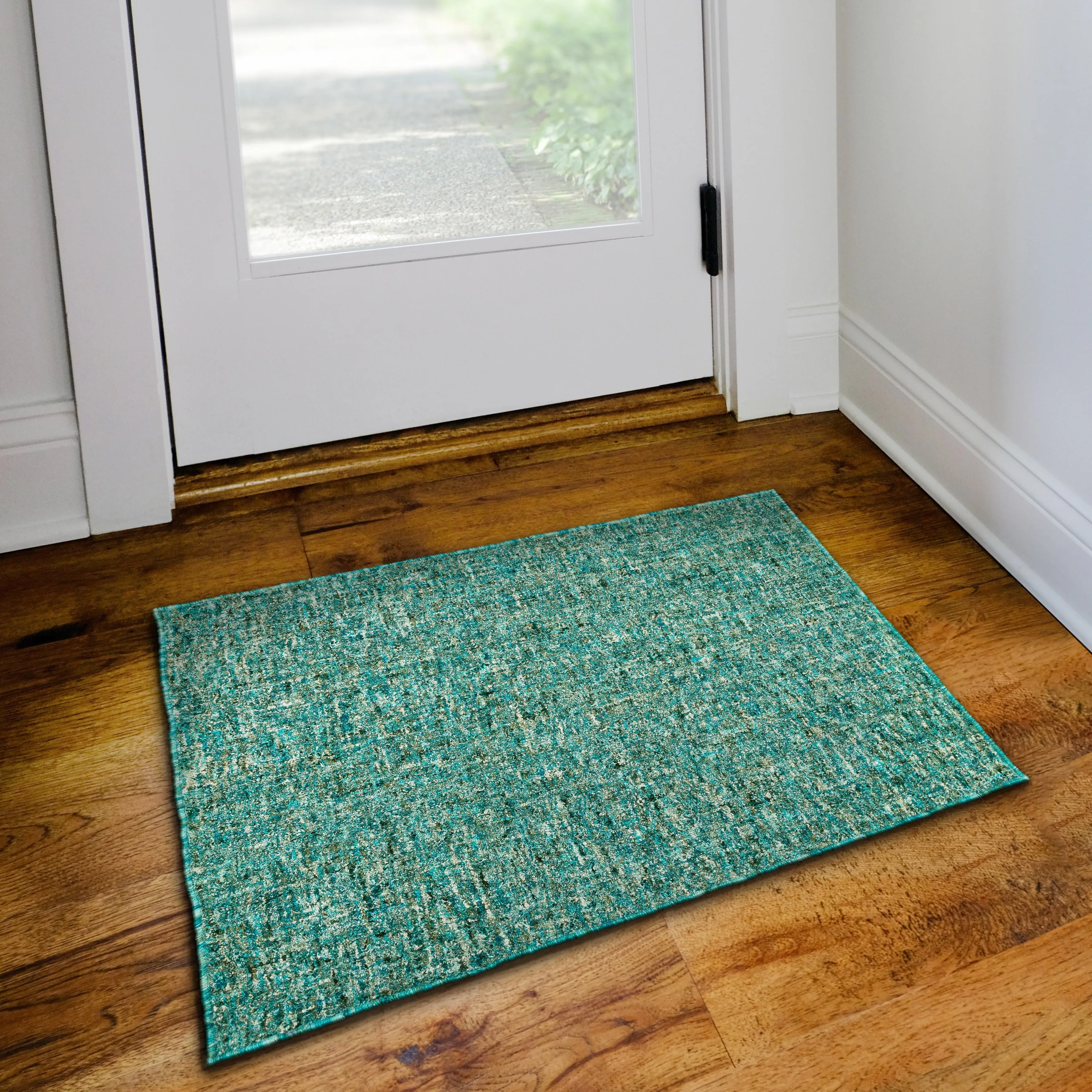 Addison Winslow Active Solid Wool and Viscose Area Rug