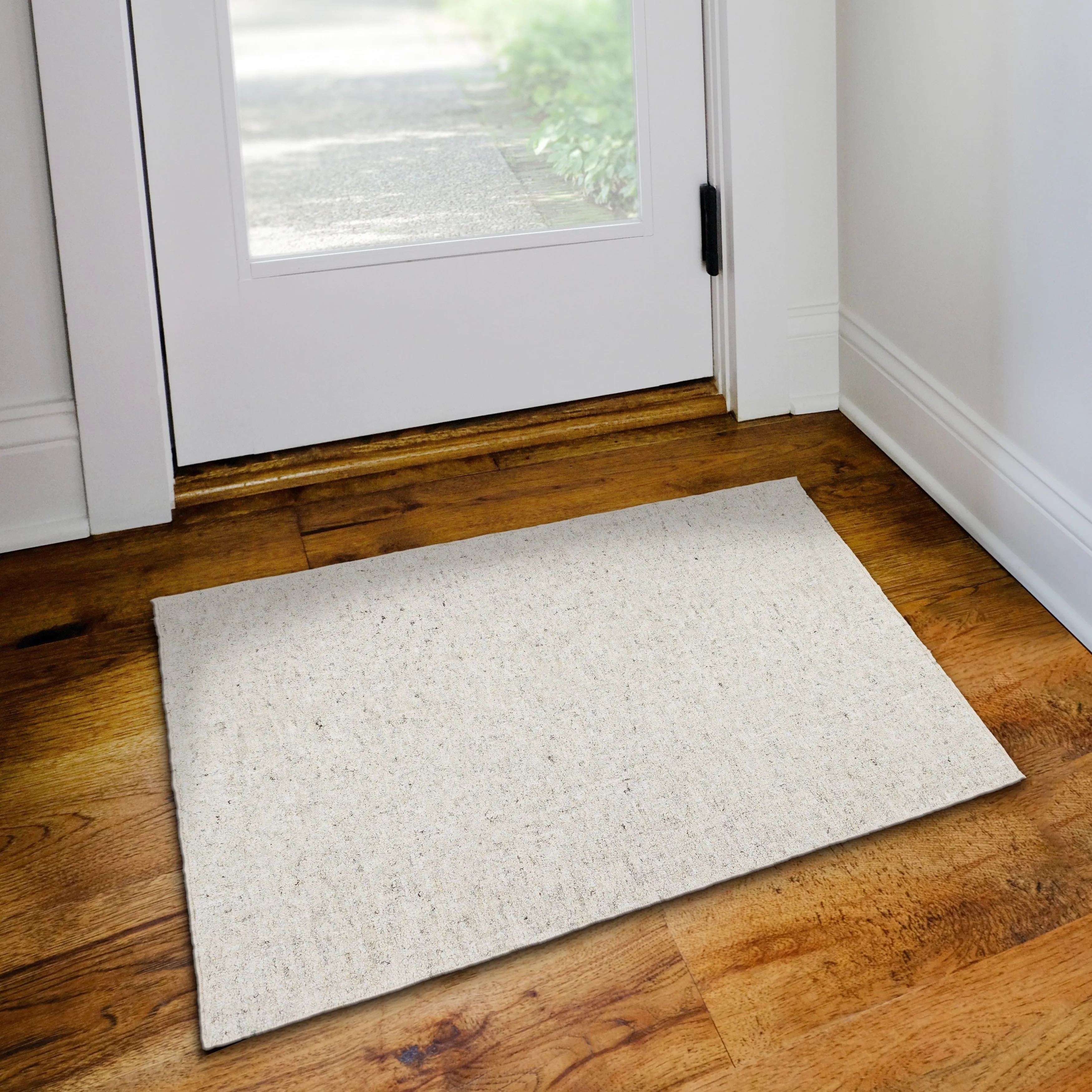 Addison Winslow Active Solid Wool and Viscose Area Rug