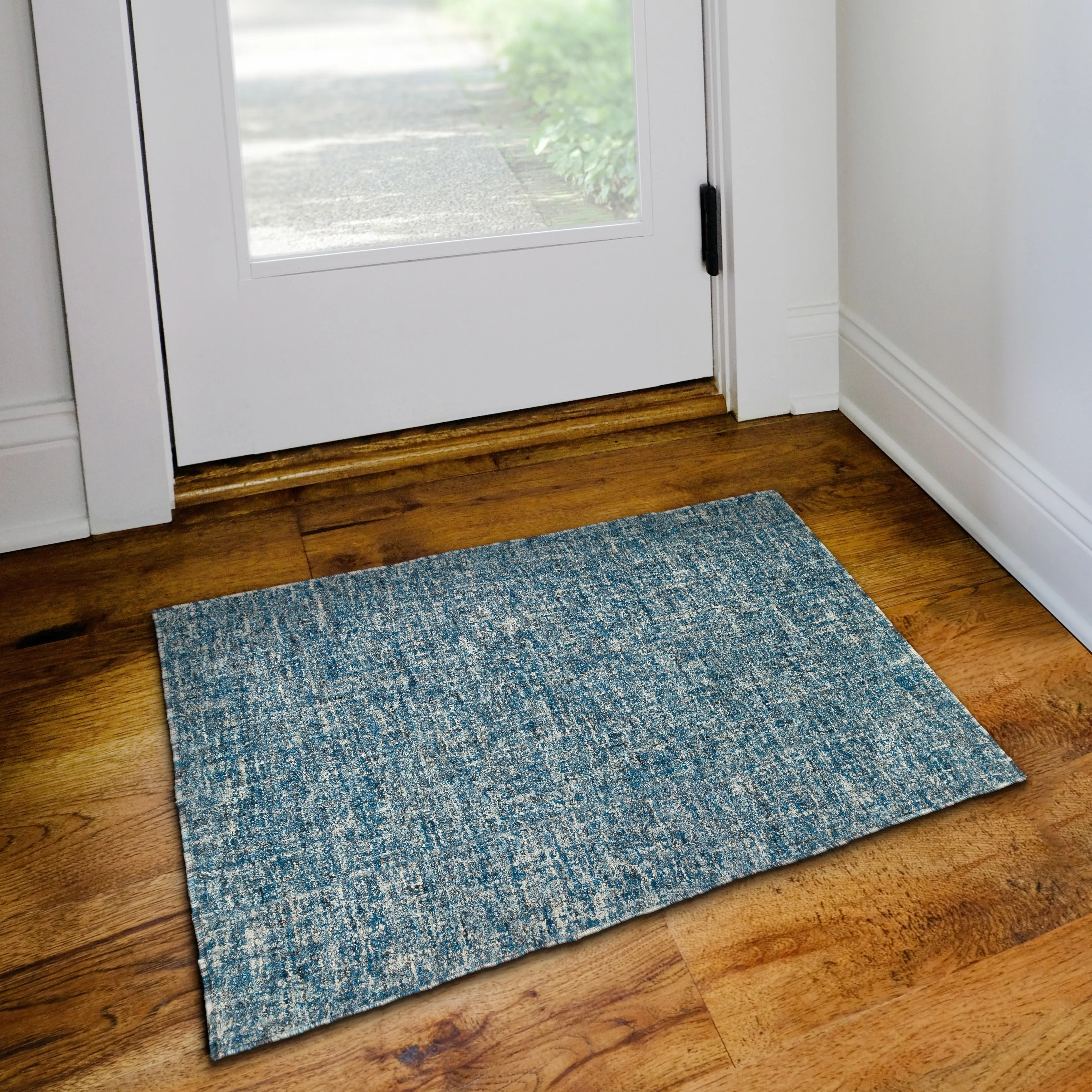 Addison Winslow Active Solid Wool and Viscose Area Rug