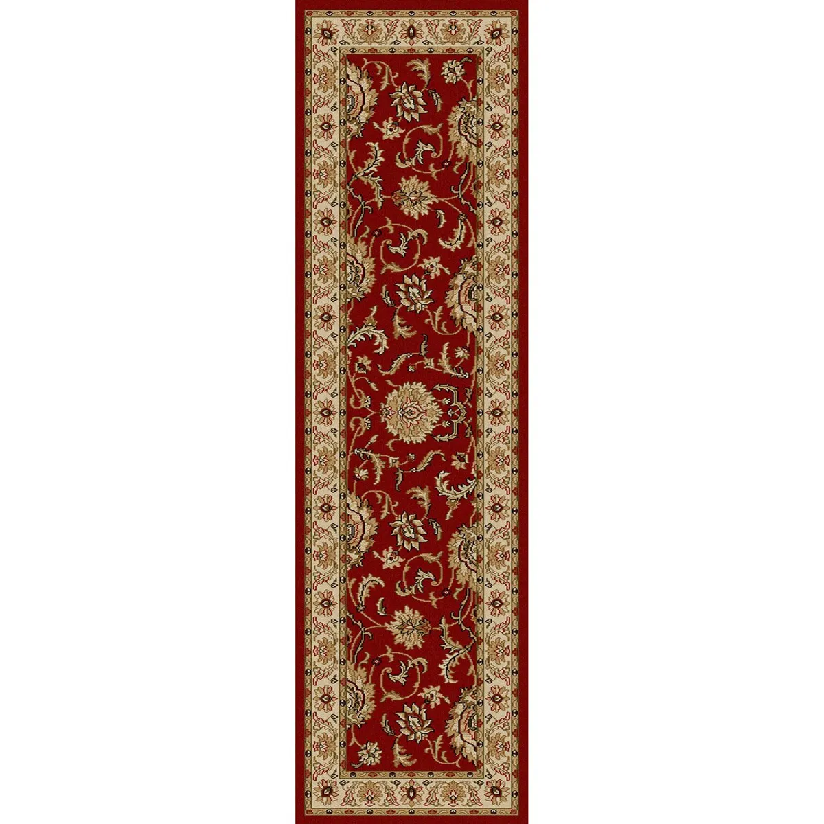 Admire Home Living Amalfi Traditional Floral Scroll Pattern Area Rug