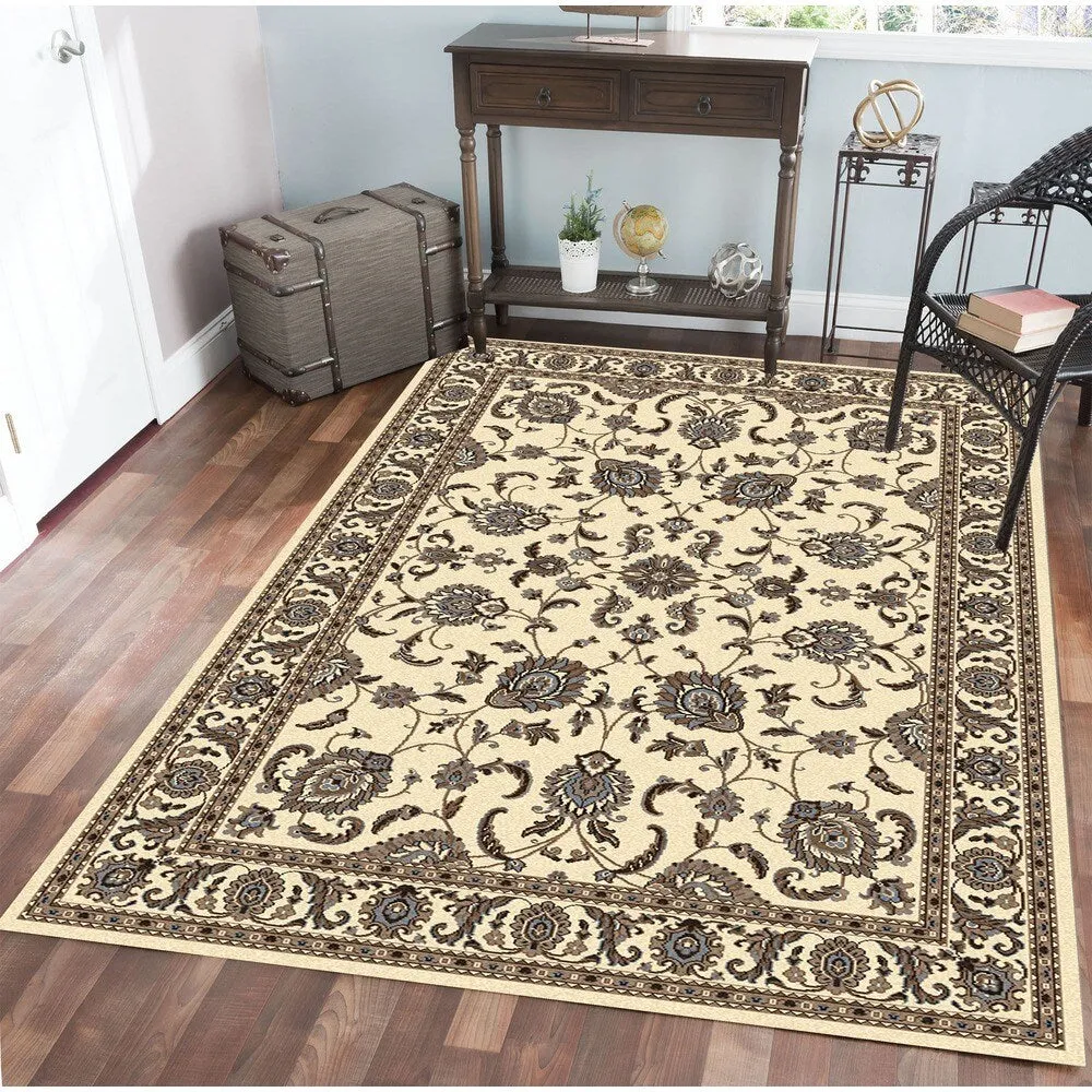 Admire Home Living Artisan Tabriz Traditional Oriental Pattern Area Rug