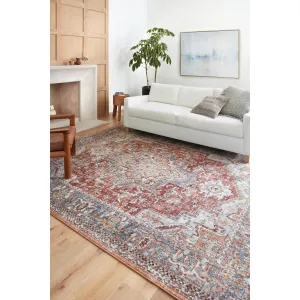 Alexander Home Cassandra Sunset Oriental Distressed Area Rug