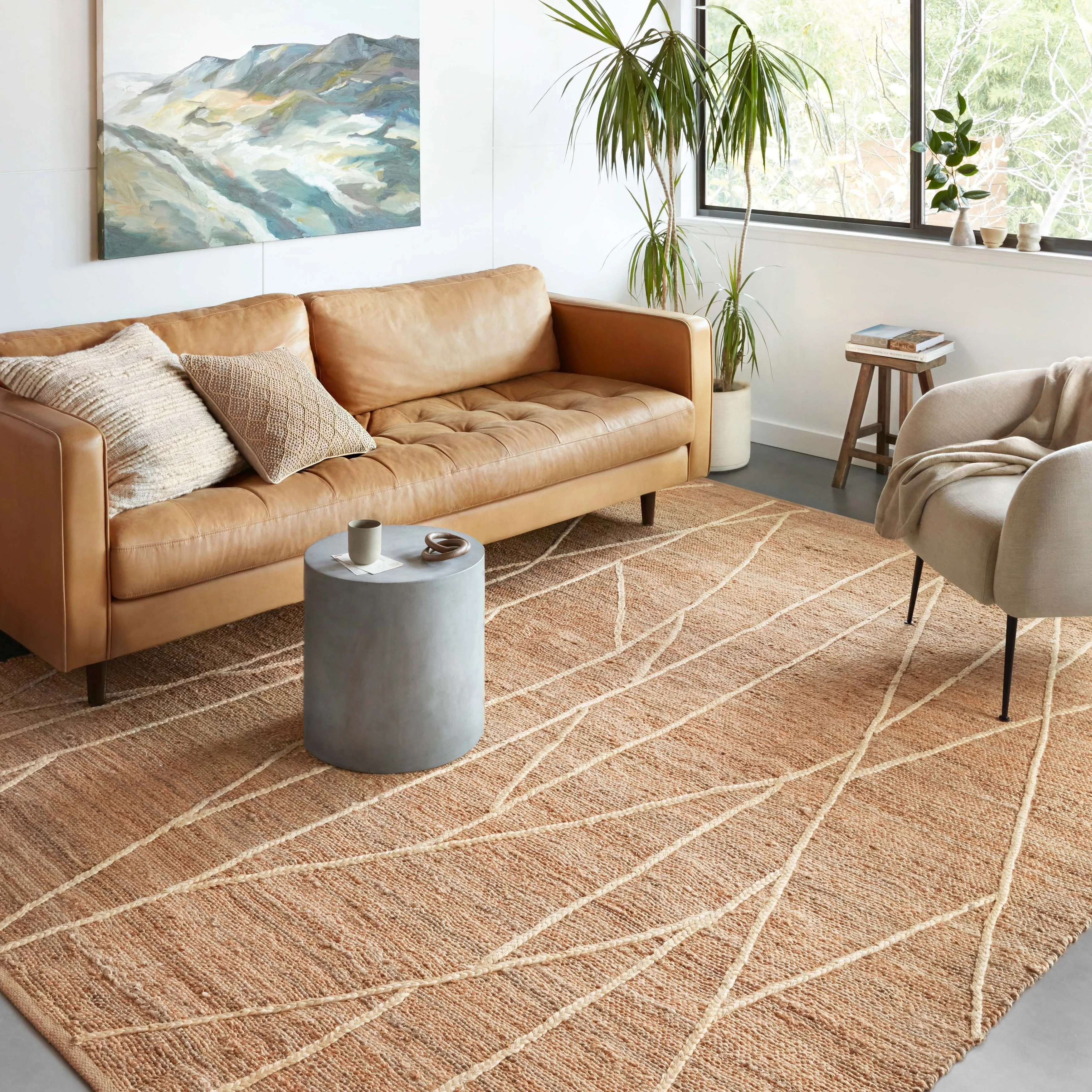 Alexander Home Daniela Modern Jute Hand Woven Area Rug