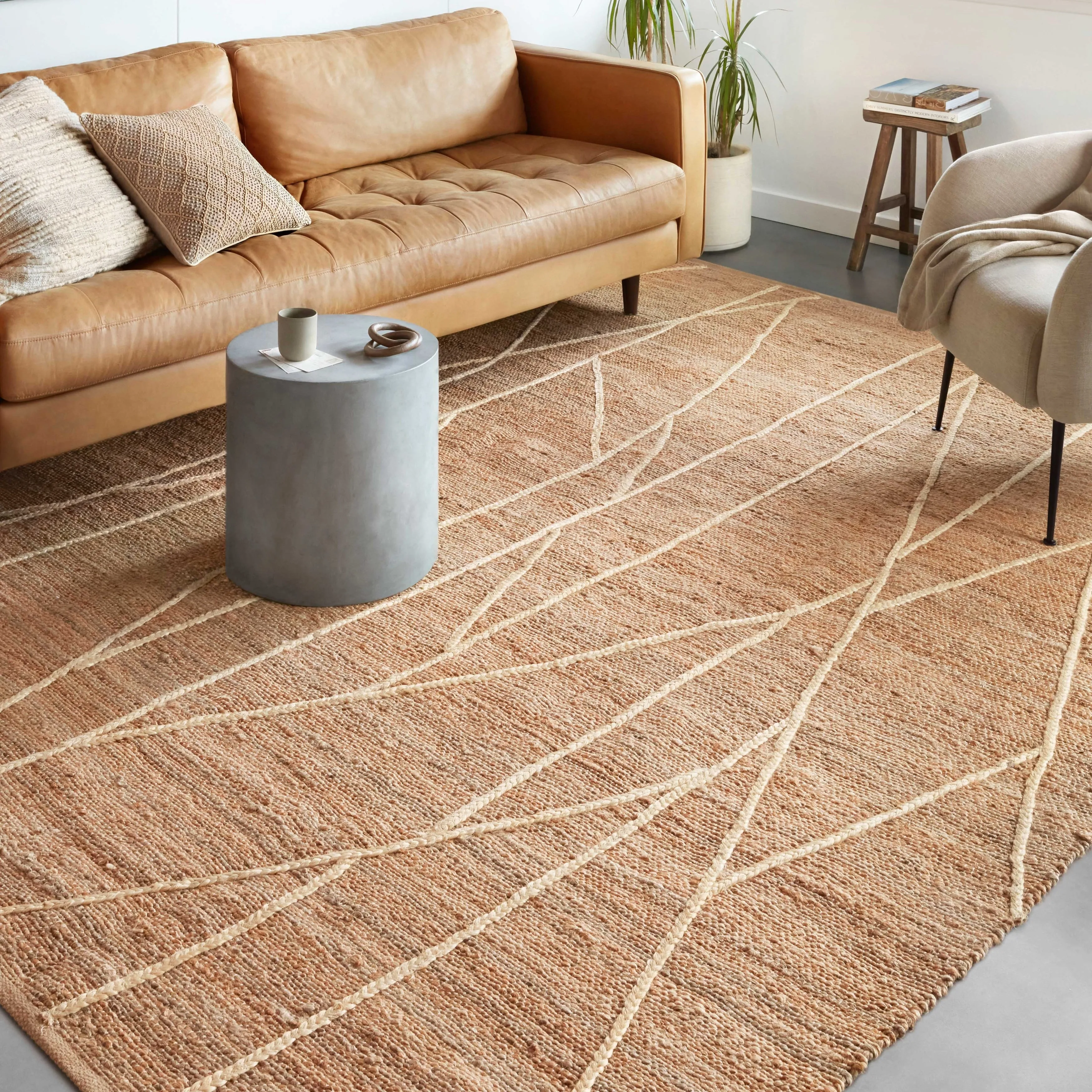 Alexander Home Daniela Modern Jute Hand Woven Area Rug