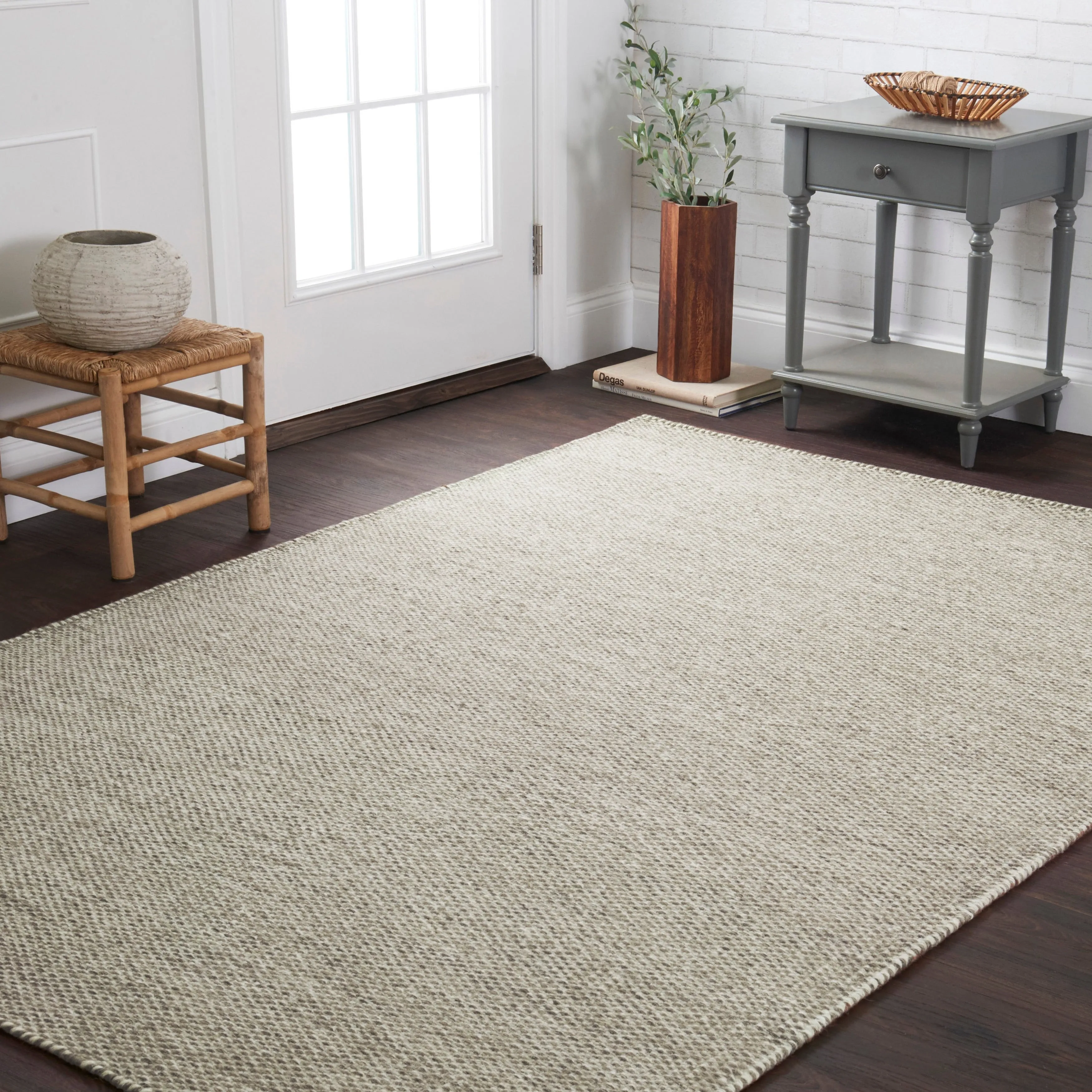 Alexander Home Hand-woven Cape Cod Wool/ Cotton Rug