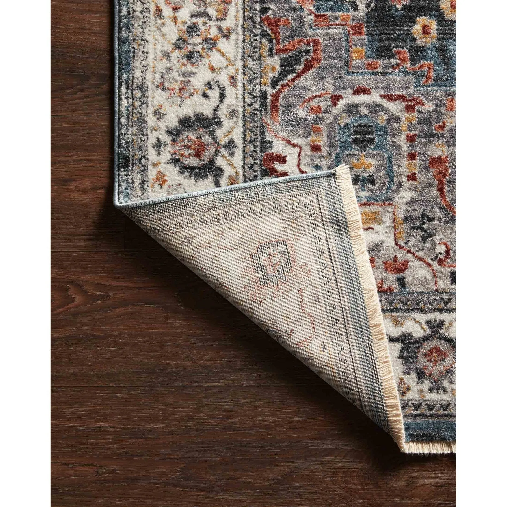 Alexander Home Hondo Traditional Medallion Border Area Rug