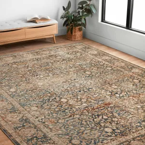 Alexander Home Leah Vintage Floral Area Rug