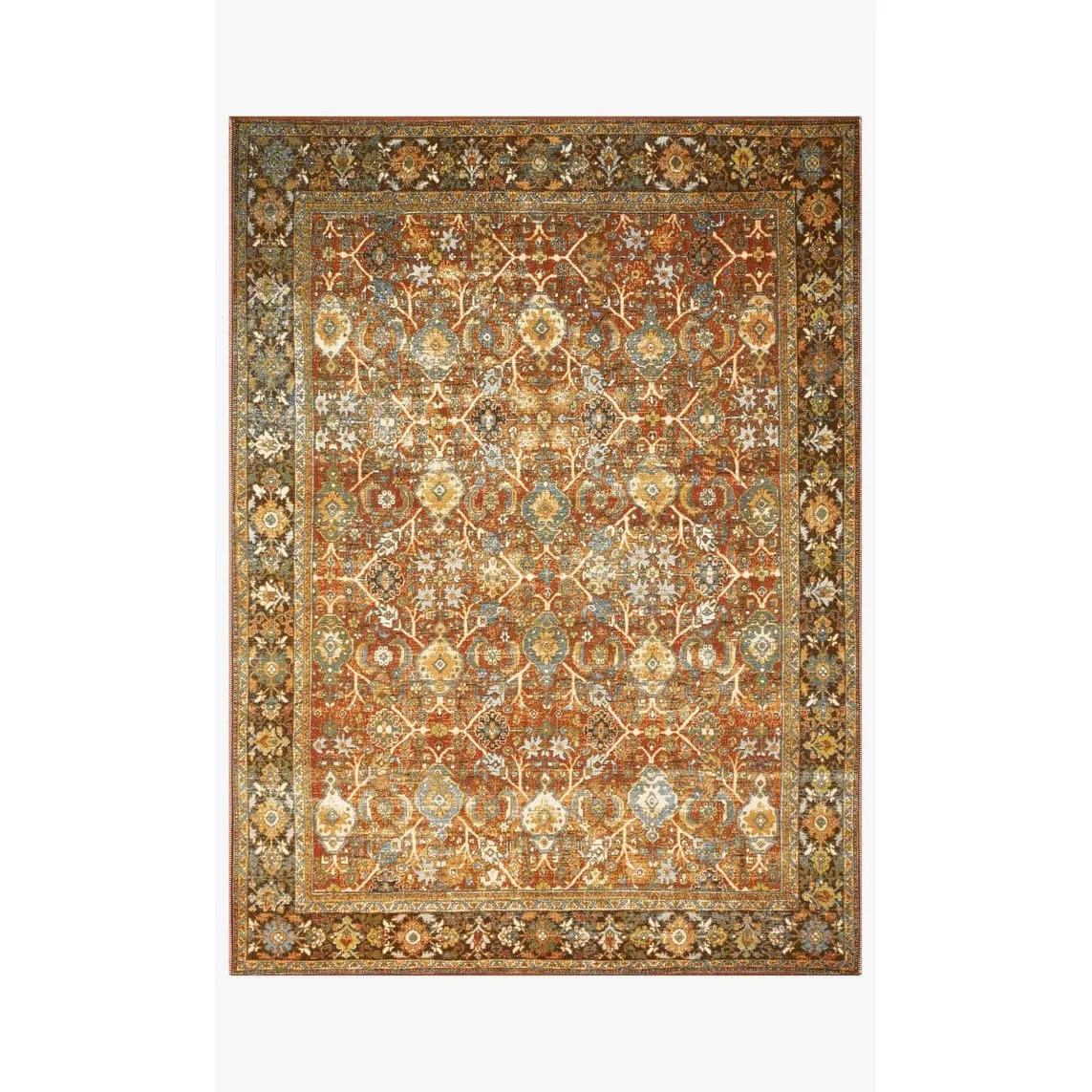Alexander Home Luciano Oriental Indoor/ Outdoor Area Rug