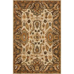 Alexander Home Madaline Hand-Hooked Botanical 100% Wool Area Rug