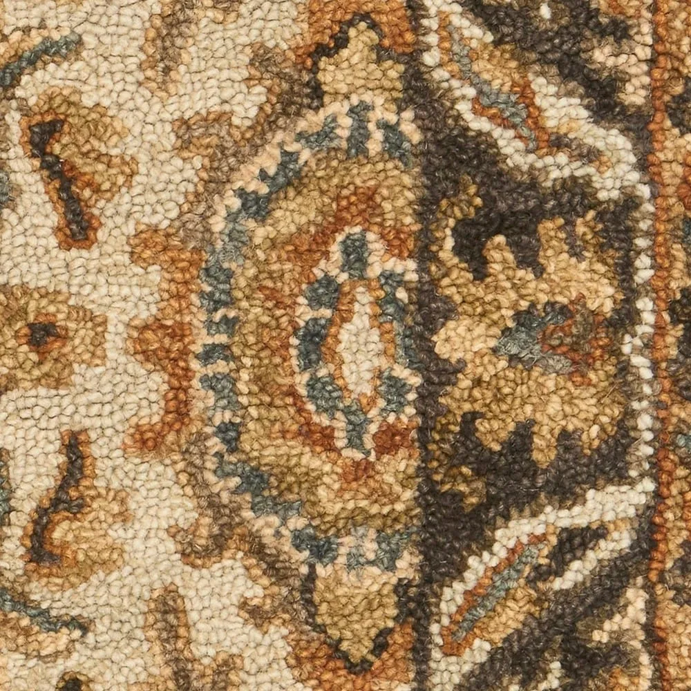 Alexander Home Madaline Hand-Hooked Botanical 100% Wool Area Rug