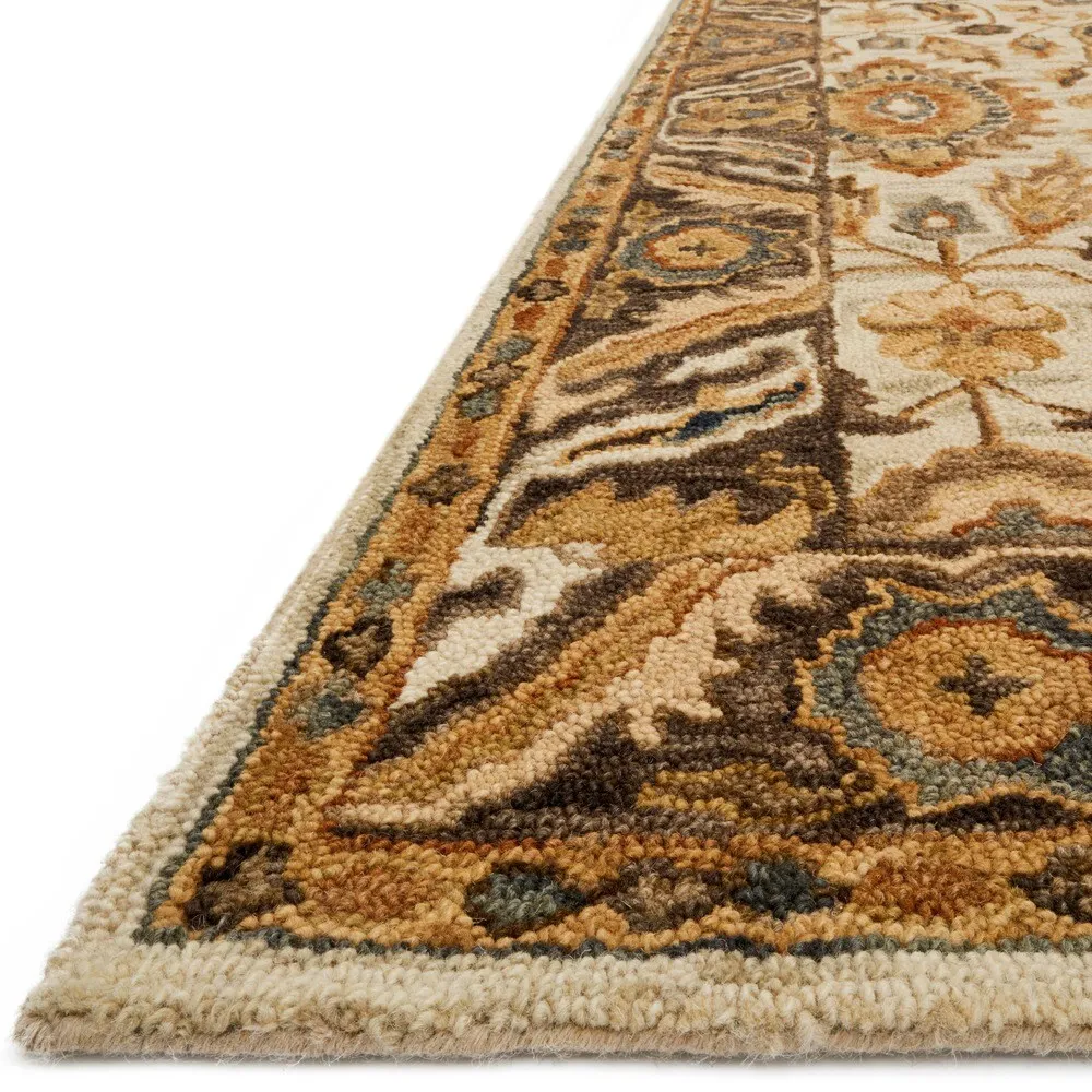 Alexander Home Madaline Hand-Hooked Botanical 100% Wool Area Rug