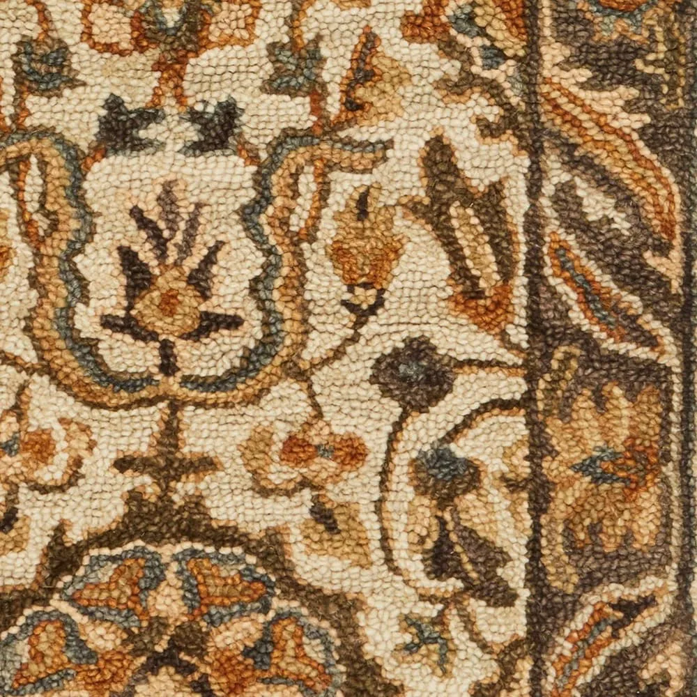 Alexander Home Madaline Hand-Hooked Botanical 100% Wool Area Rug
