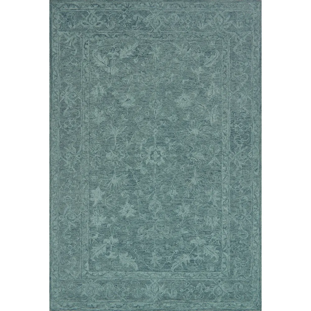 Alexander Home Opal Ocean Hand-hooked 100% Wool Rug