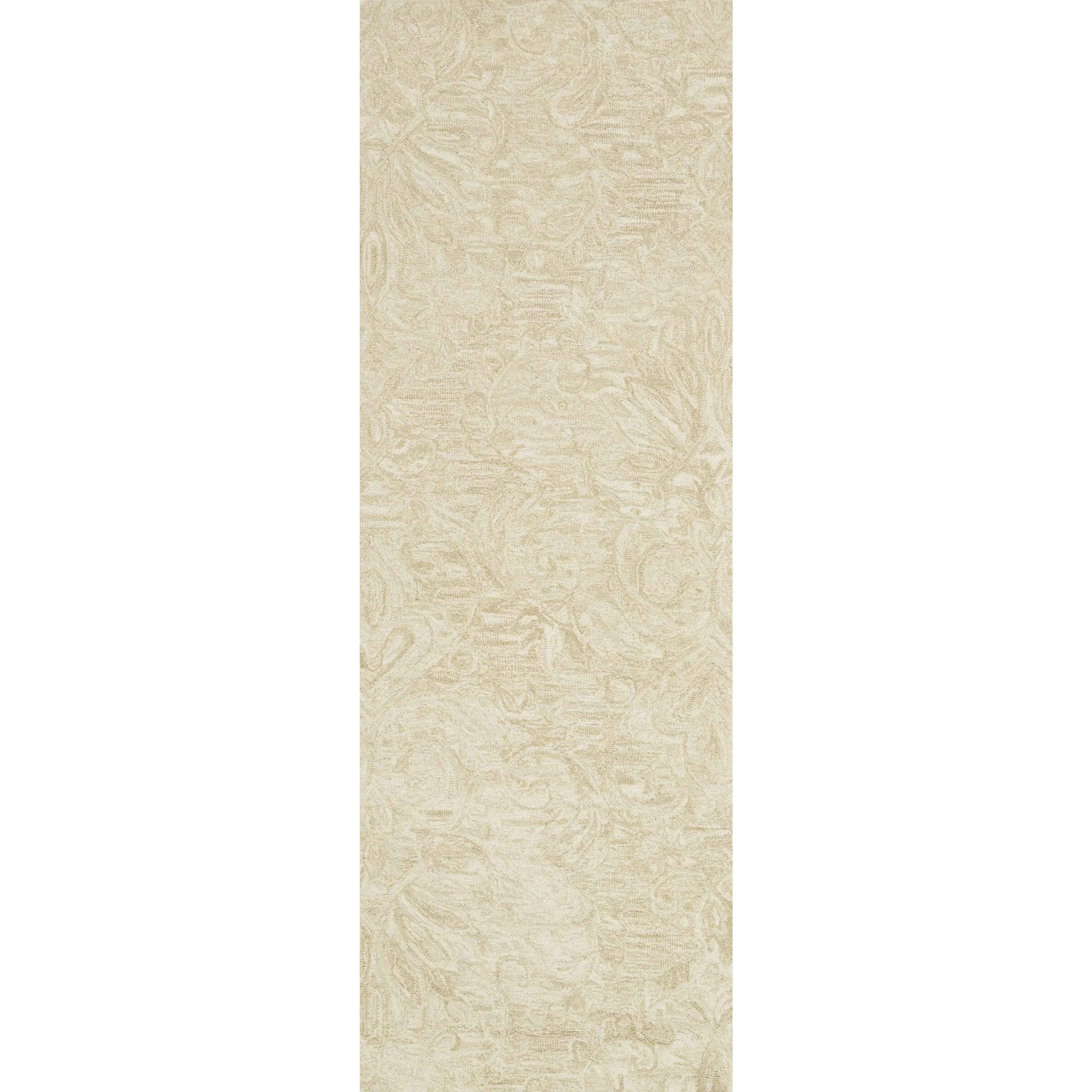 Alexander Home Opal Sand Hand-hooked 100% Wool Rug