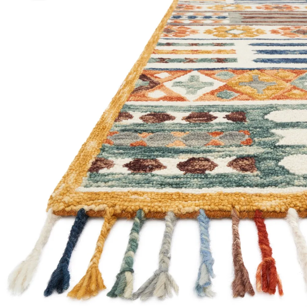 Alexander Home Santa-Fe Boho Hand-Hooked Wool Rug