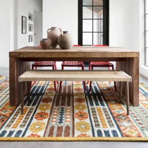 Alexander Home Santa-Fe Boho Hand-Hooked Wool Rug