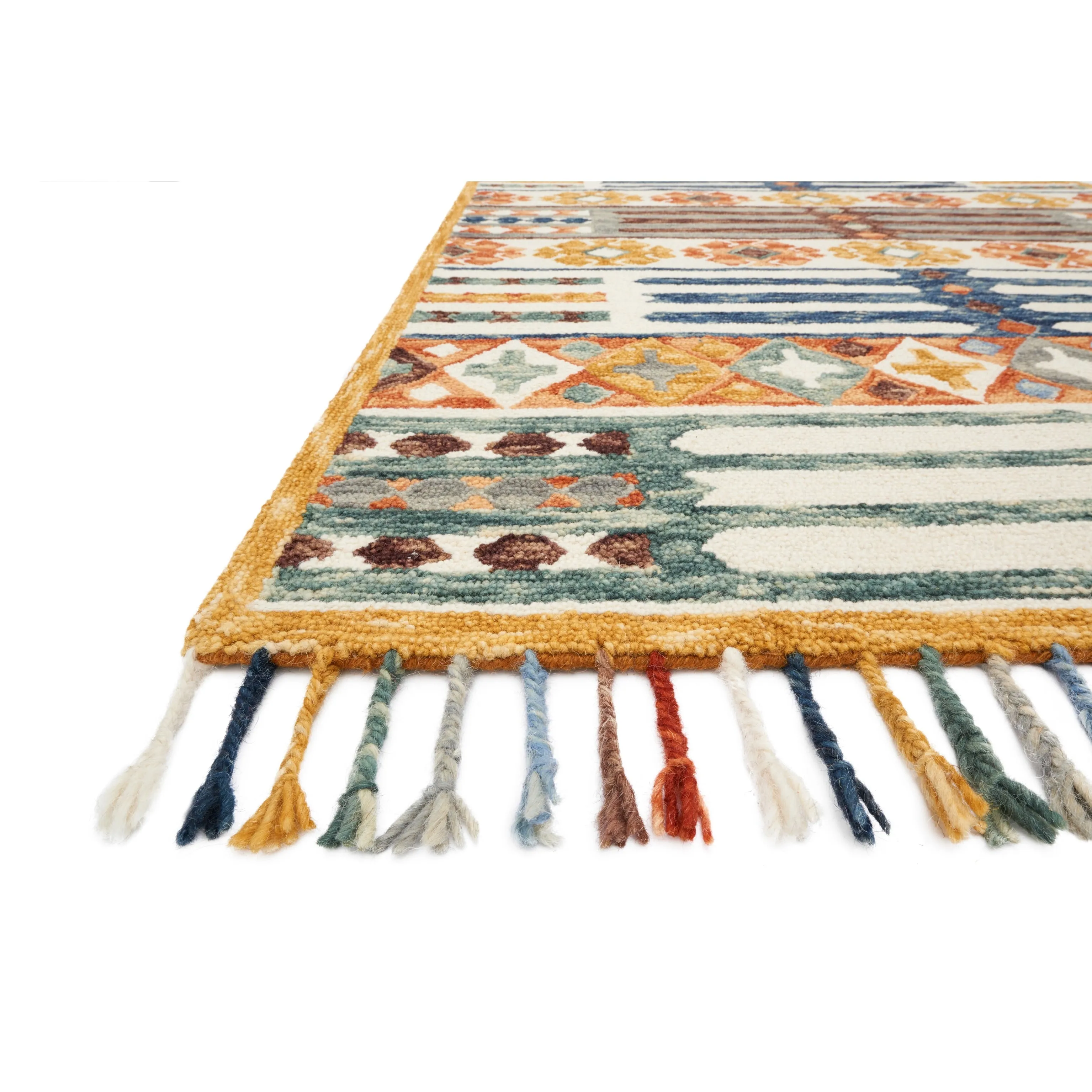 Alexander Home Santa-Fe Boho Hand-Hooked Wool Rug