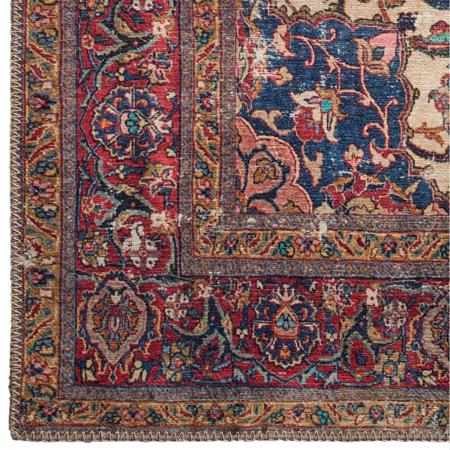 Alexander Home Tremezzina Printed Vintage Grand Medallion Boho Rug