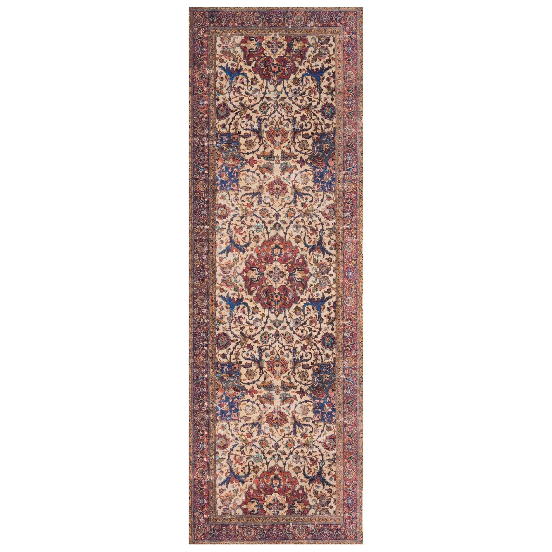 Alexander Home Tremezzina Printed Vintage Grand Medallion Boho Rug