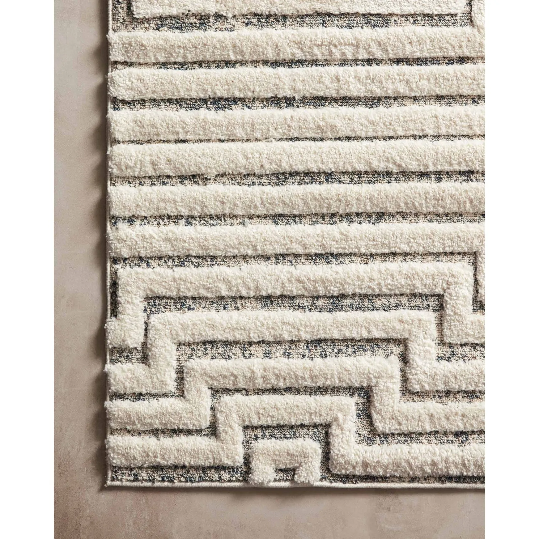 Alexander Home Vail Mid-century Modern Geometric Stripe Area Rug