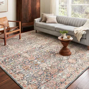 Alexander Home Valeria Distressed Shabby Chic Area Rug