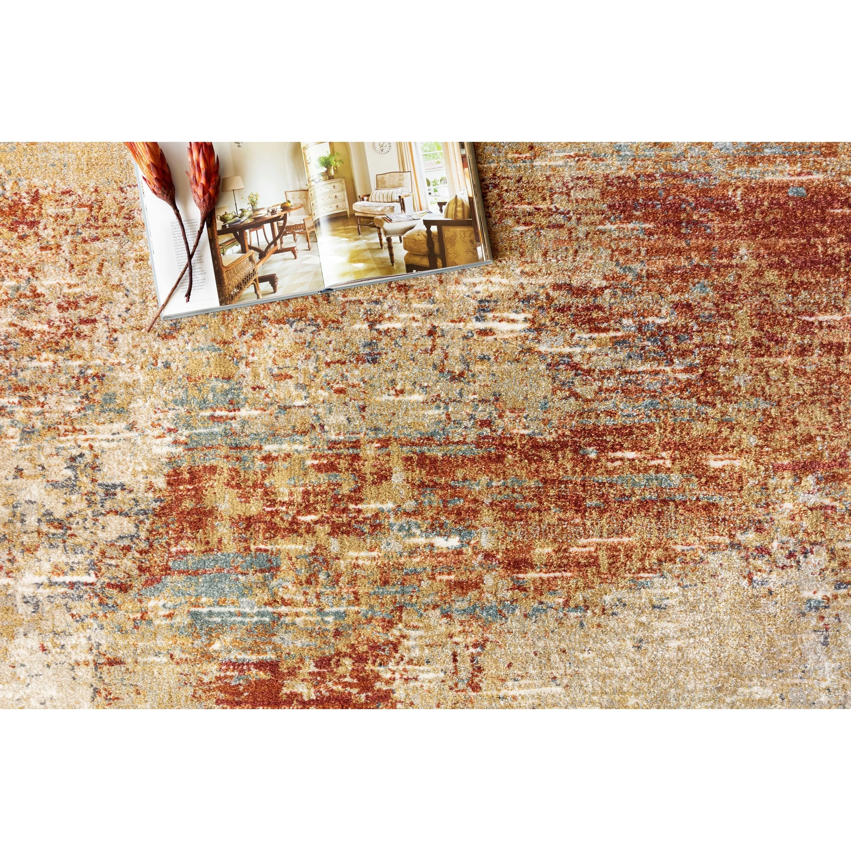 Alexander Home Zion Abstract Modern Area Rug