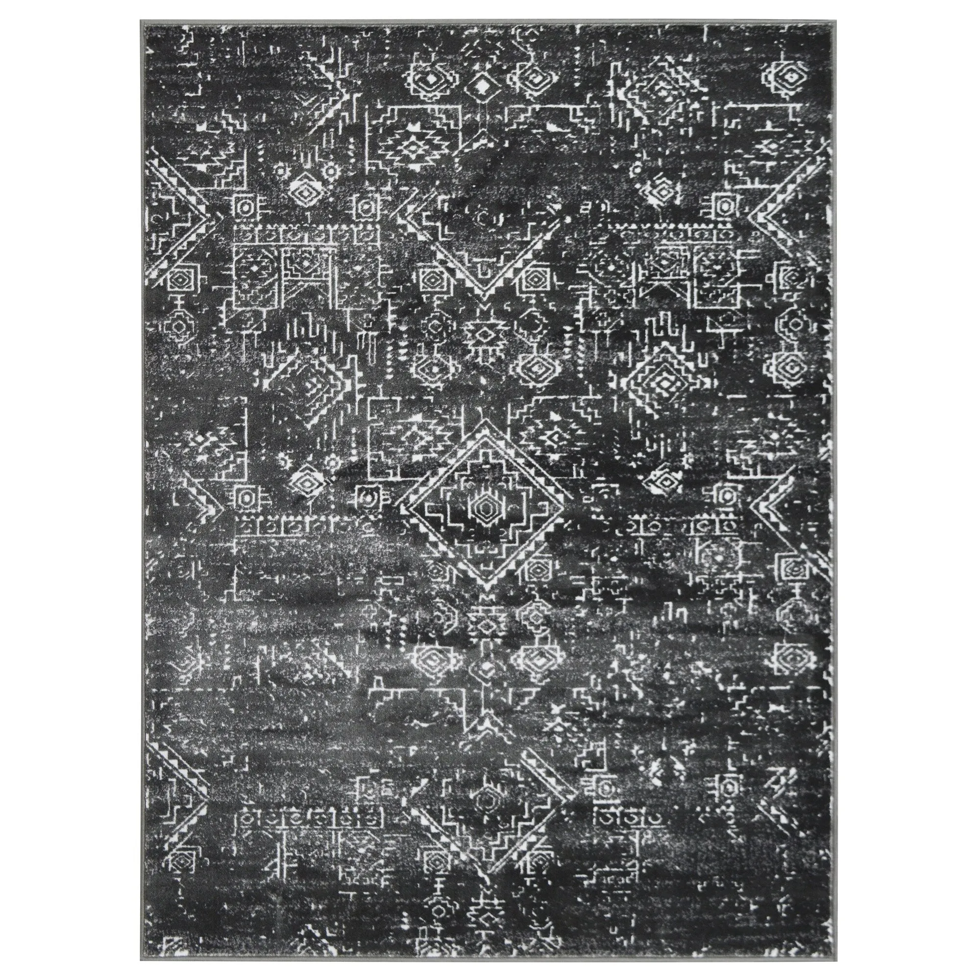 Allstar Living Room Rug with Persian Distressed Abadeh design