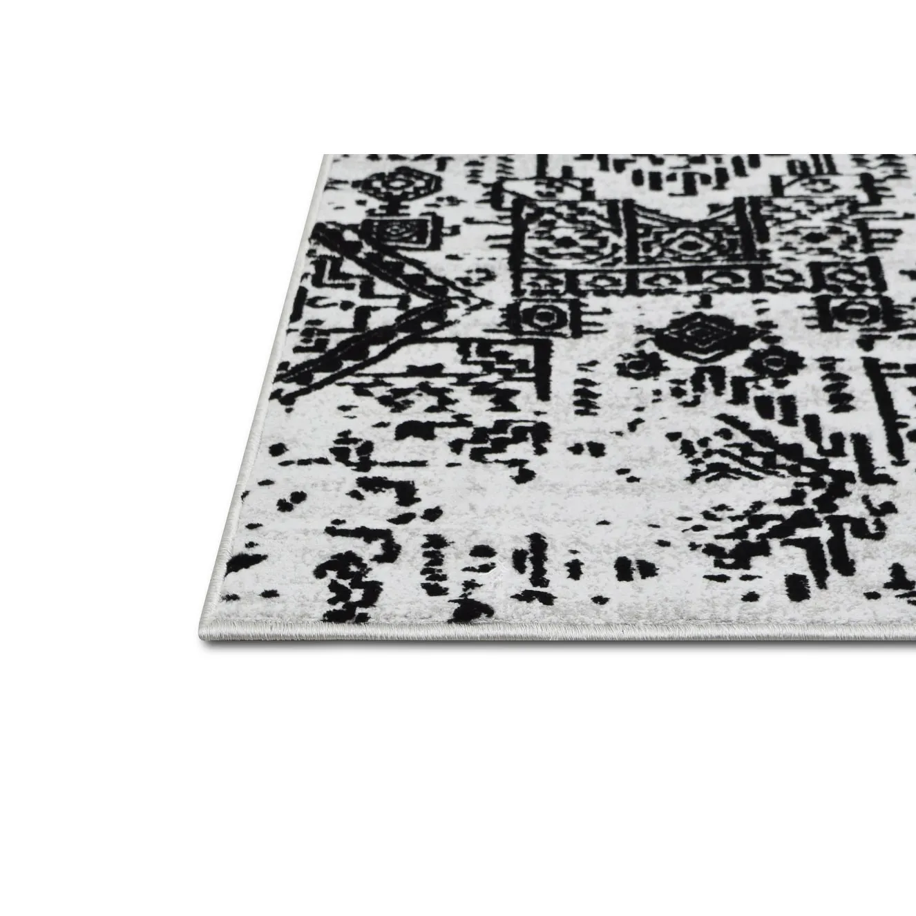 Allstar Living Room Rug with Persian Distressed Abadeh design
