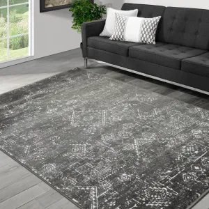 Allstar Living Room Rug with Persian Distressed Abadeh design