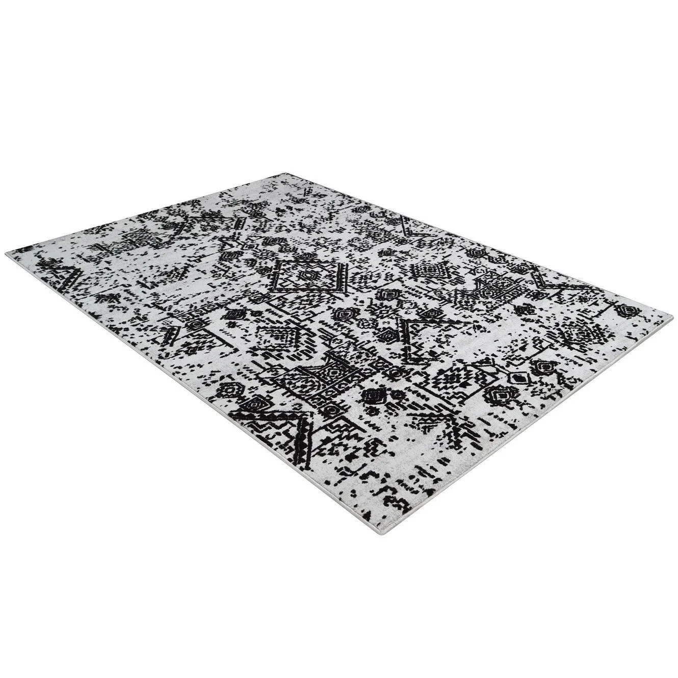 Allstar Living Room Rug with Persian Distressed Abadeh design