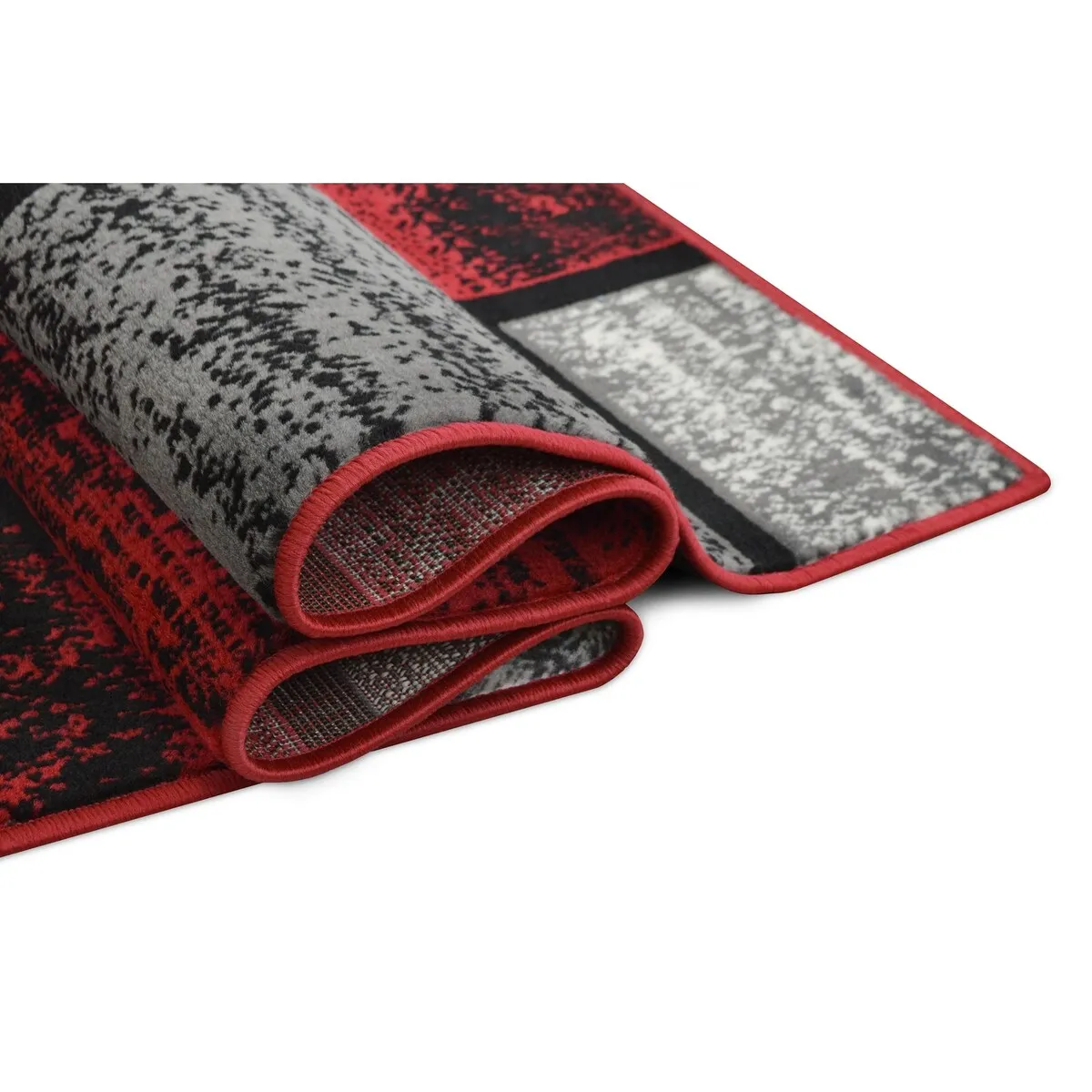 Allstar Modern Accent Rug with Mosaic Rectangle design