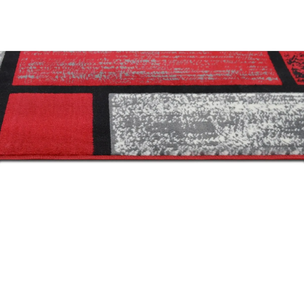 Allstar Modern Accent Rug with Mosaic Rectangle design