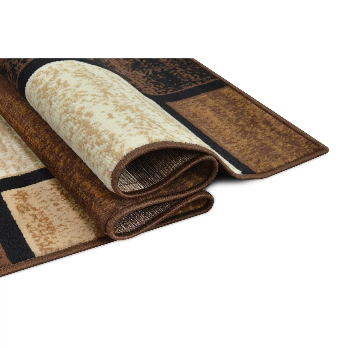 Allstar Modern Accent Rug with Mosaic Rectangle design